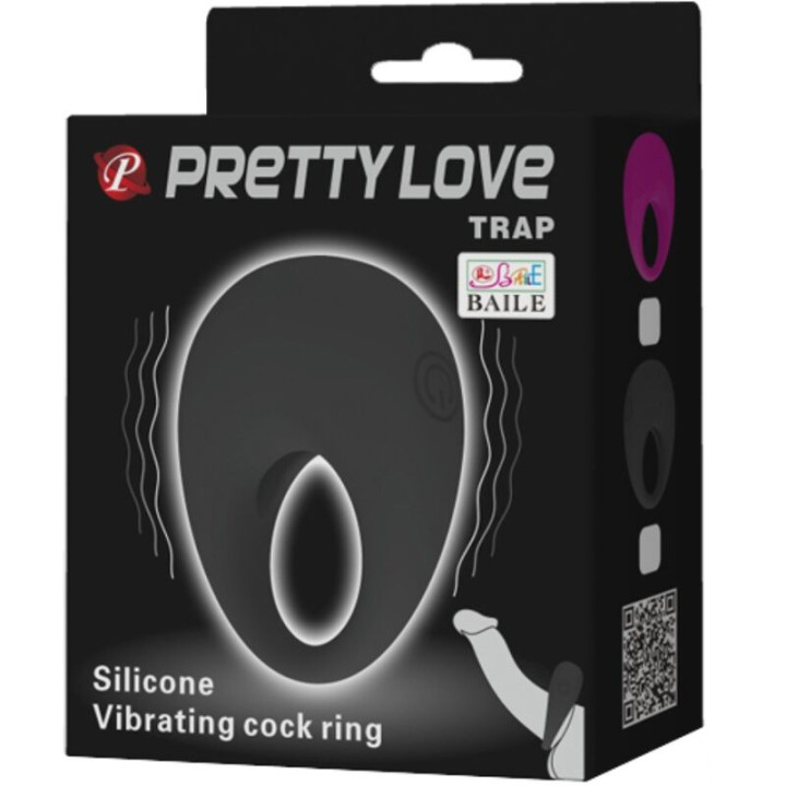 Pretty Love - Trap Vibratorring Schwarz