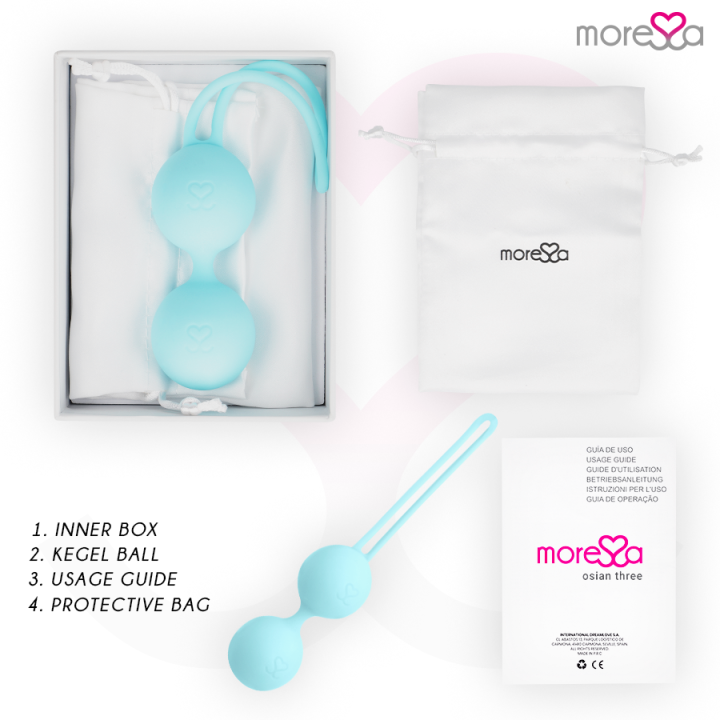 Moressa - Osian Trzy Premium Turkusowy Silikon