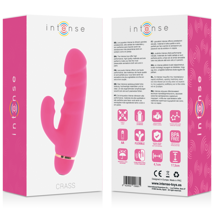 Intense - Crass 20 Velocidades Silicone Rosa