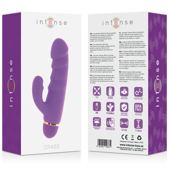 Intense - Crass 20 Predkosci Silikonowy Liliowy