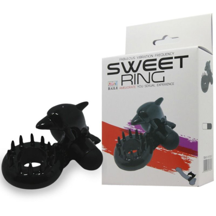 Baile - Sweet Ring Pierścień z Stymulatorem Łechtaczki Delfin