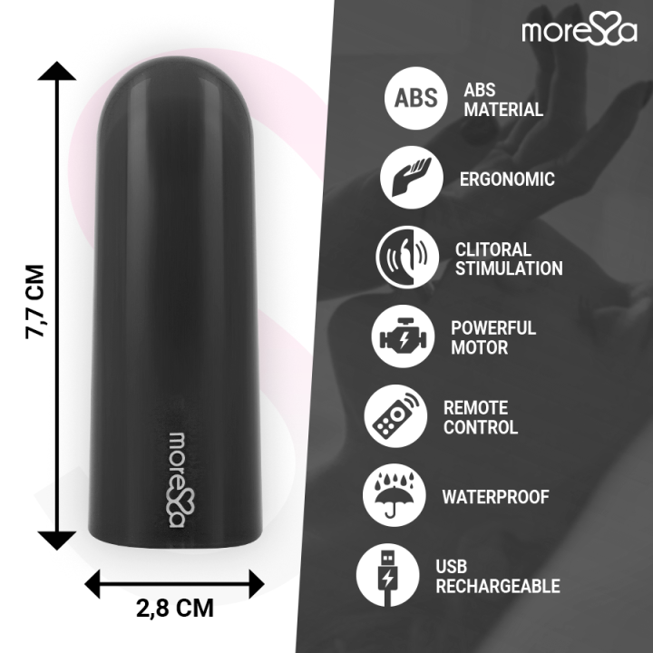 Moressa - Nix Vibrateur Télécommande Noir