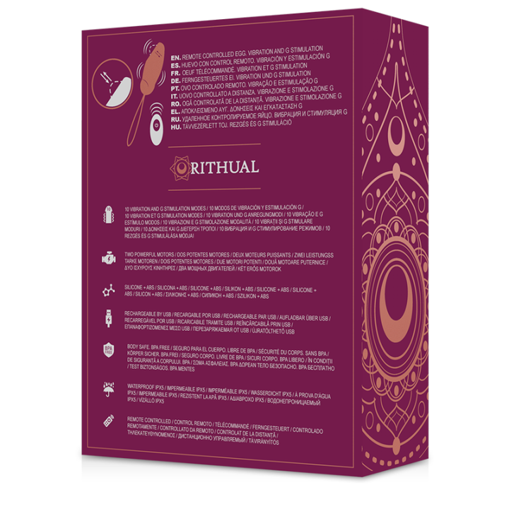 Rithual - Priya Egg Telecomando g-Spot + Vibrazione