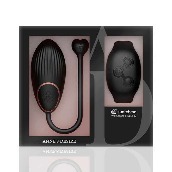 Anne's Desire - Egg Tecnologia de Controle Remoto Watchme Preto