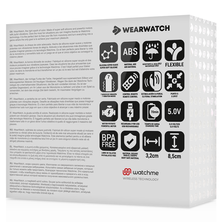 Wearwatch - Dual-Technologie-Watchme-Vibrator Indigo/Meerwasser