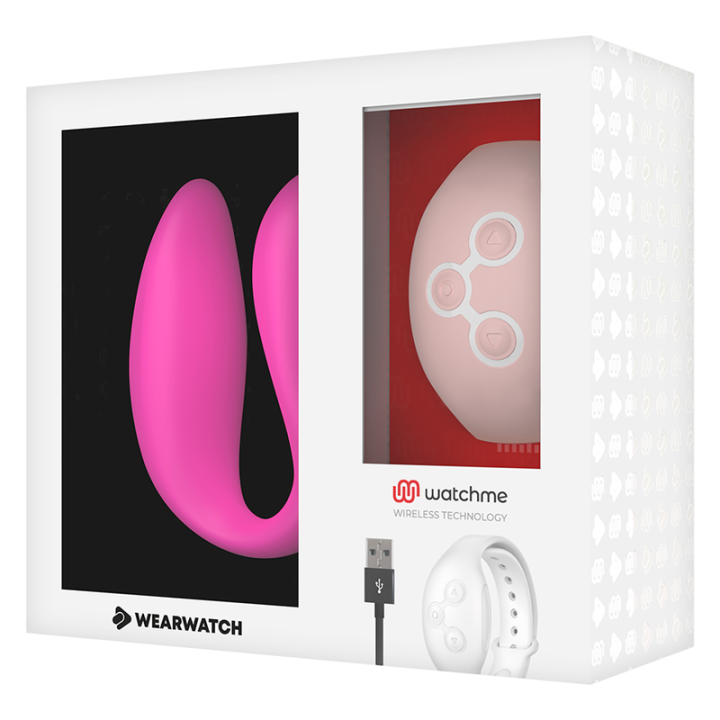 Wearwatch - Watchme Dual Technology Wibrator Fuksja / Rozowy