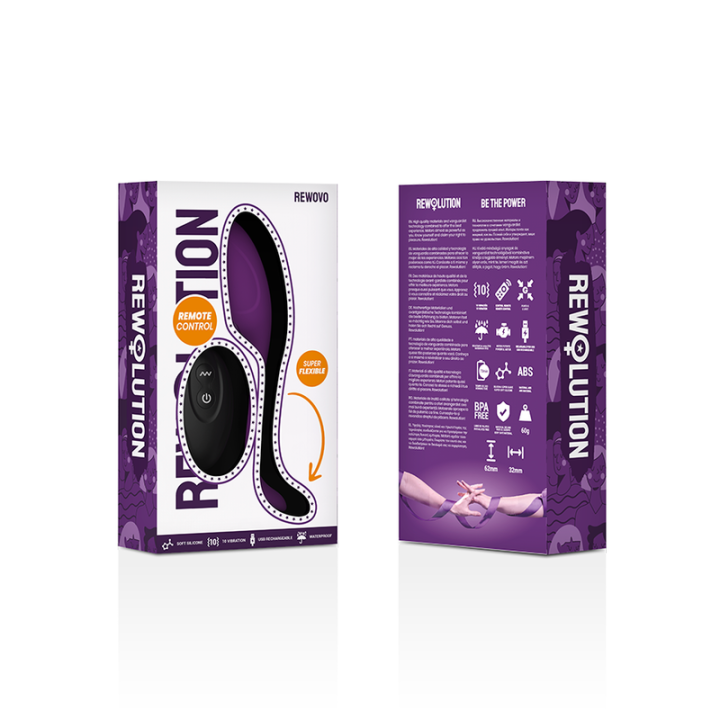 Rewolution - Controle Remoto do Vibrador de Ovo Rewovo
