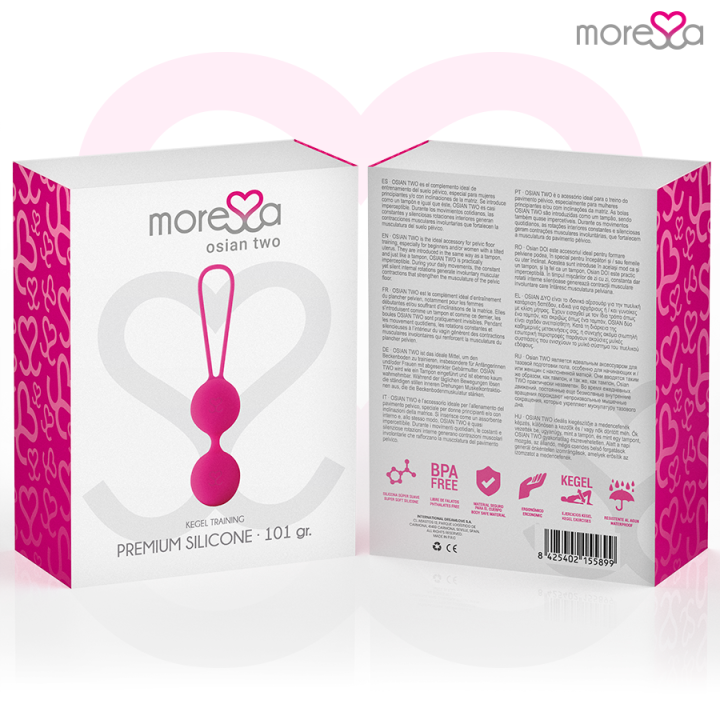 Moressa - Osian Dois Silicone Premium Rosa