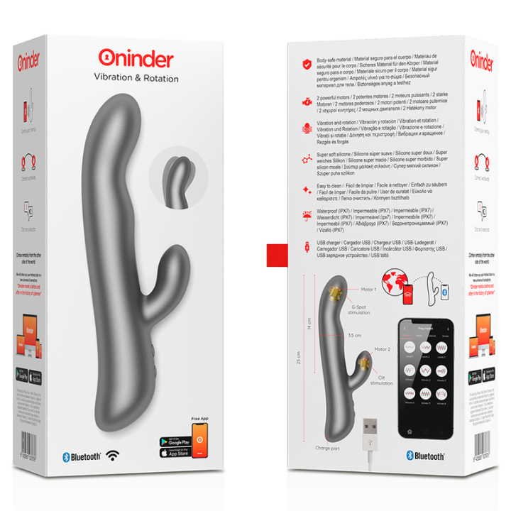 Oninder - Oslo Wibracje i Obrot Black na Aplikacje