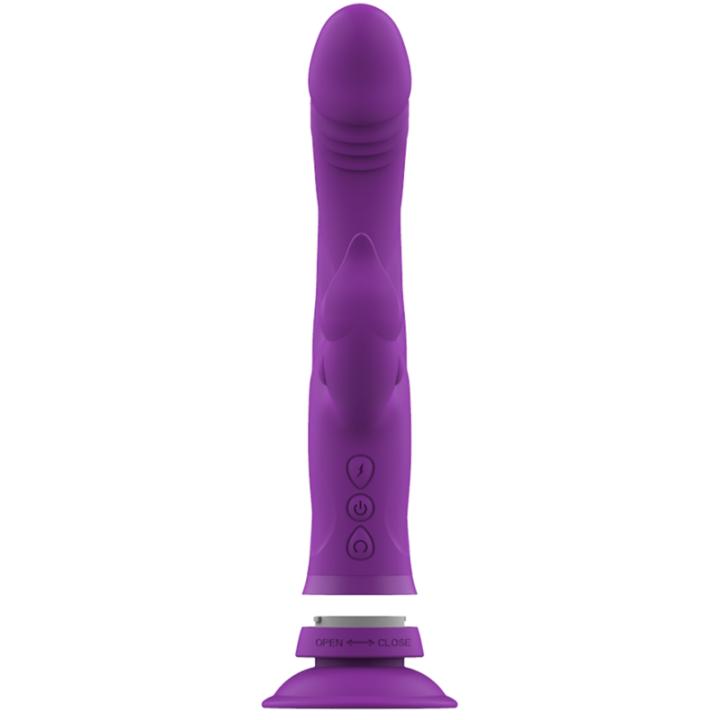 Intense - Casanova Rabbit Silicone Vibrator Triple Motor Purple