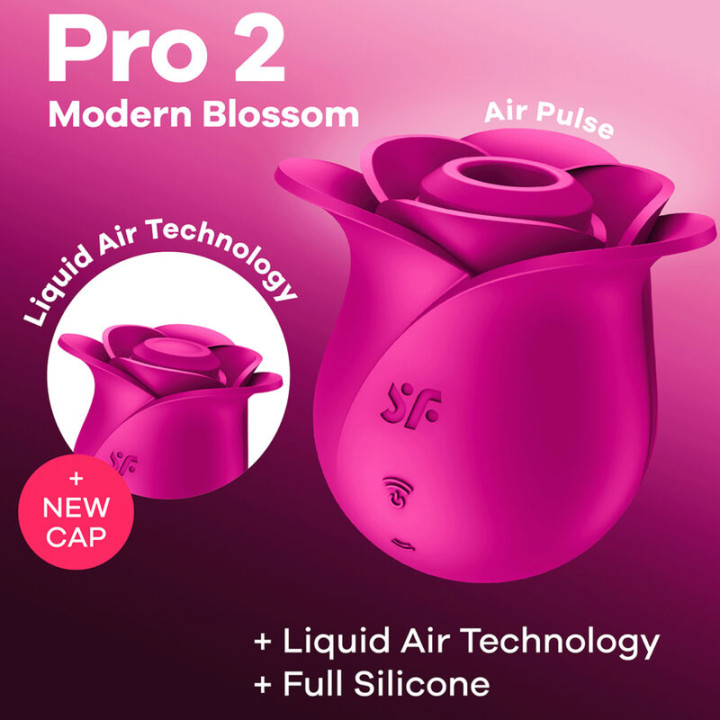 Satisfyer - Air Pulse Pro 2 Nowoczesny Wibrator Blossom