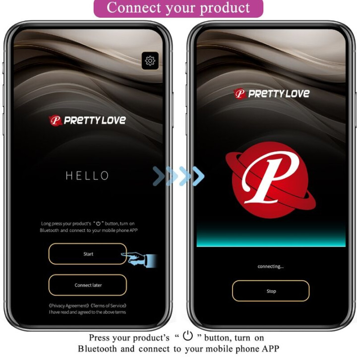 Pretty Love - Oeuf Vibrant Rechargeable Catalina Rose App