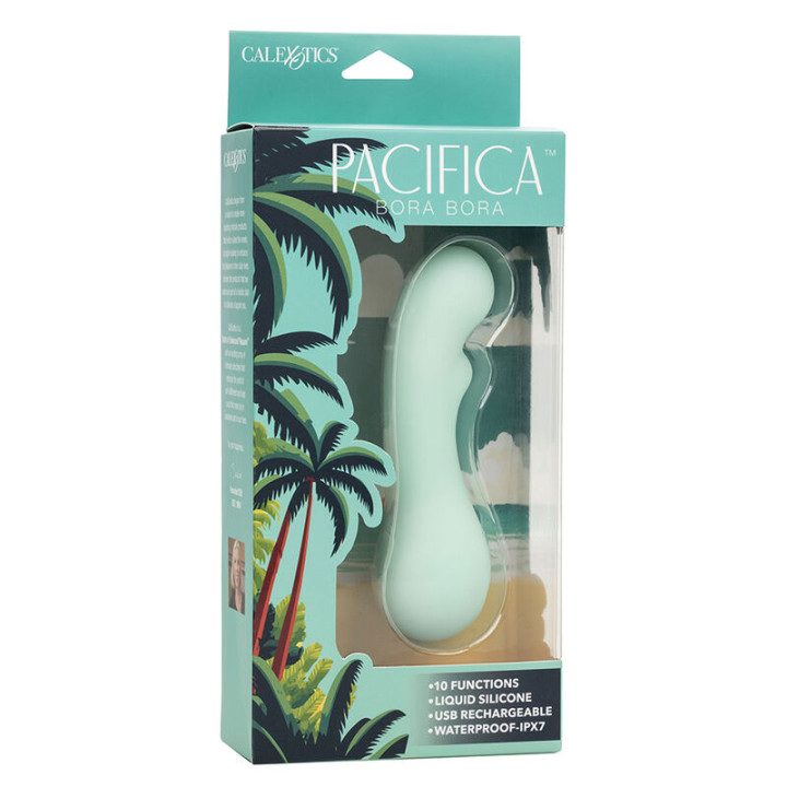 Calexotics - Pacifica Bora Bora Estimulator g Spot 10 Vibrations Aqua