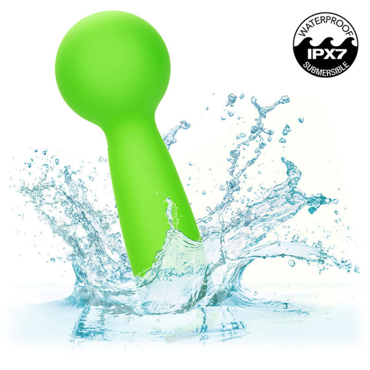 Calexotics - Neon Vibes The Bubbly Vibe Mini Masajeador 10 Vibraciones Verde