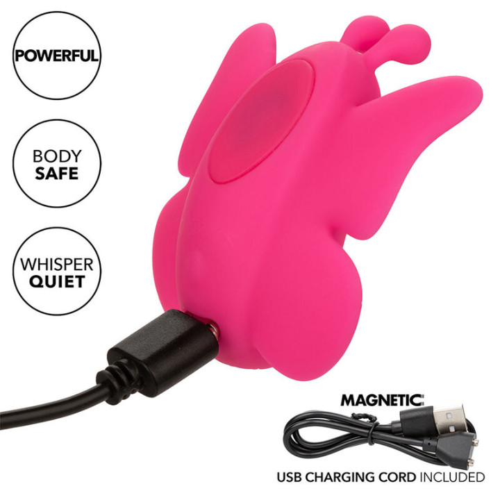 Calexotics - Neon Vibes Flutter Vibe Estimulador de Vibração 10 Vibrações Rosa