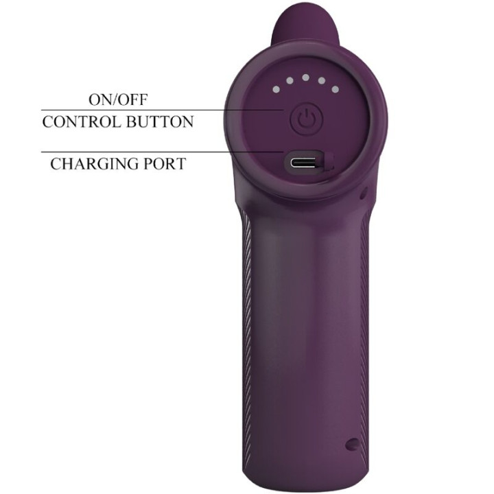 Pretty Love - dj Scholar Massager 5 Configurações Roxo