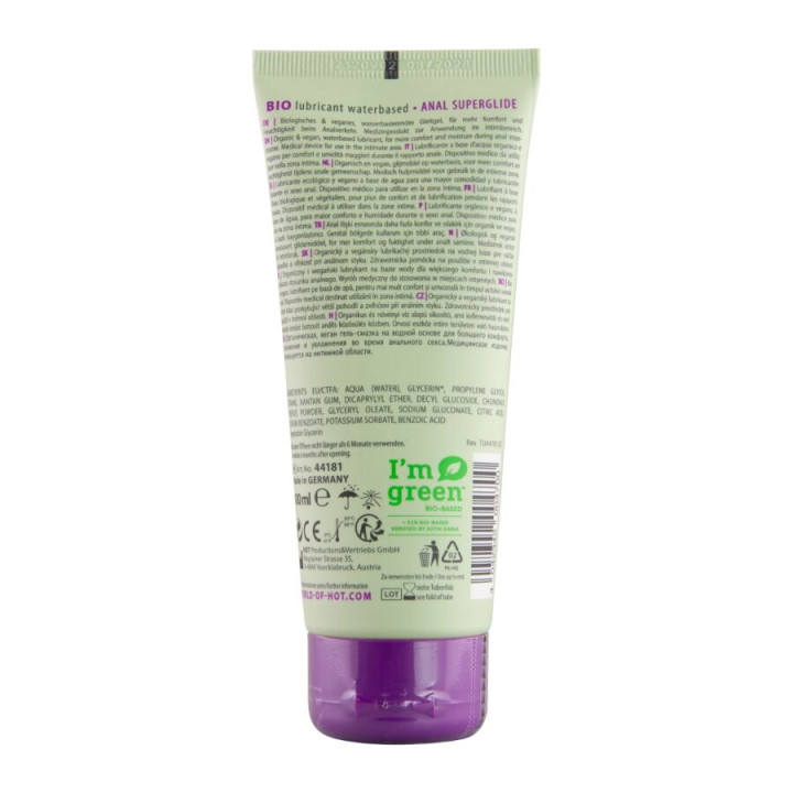 Hot - Bio Lubricant Waterbased Anal 100 ml