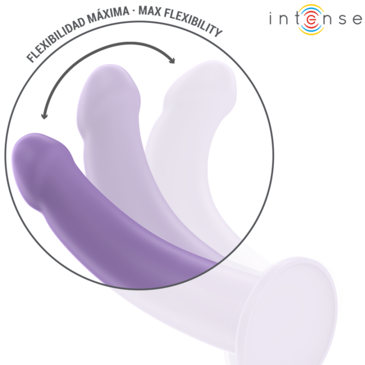 Intense - Eddie Vibrador 17,5 cm 10 Vibraciones Morado Control Remoto
