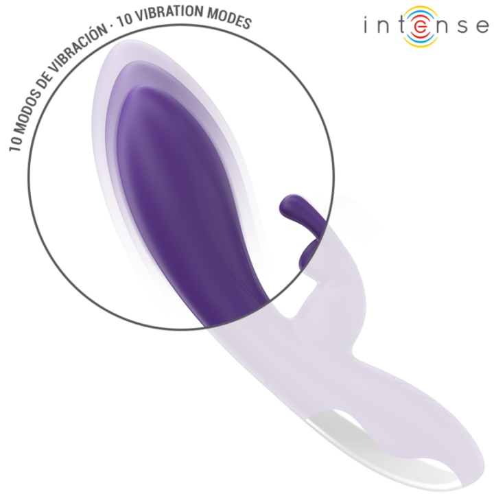 Intense - Randall Rabbit Vibrador 10 Vibrações Roxo