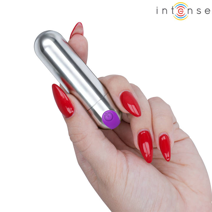 Intense - Karen Mini Rechargeable Vibrating Bullet Silver
