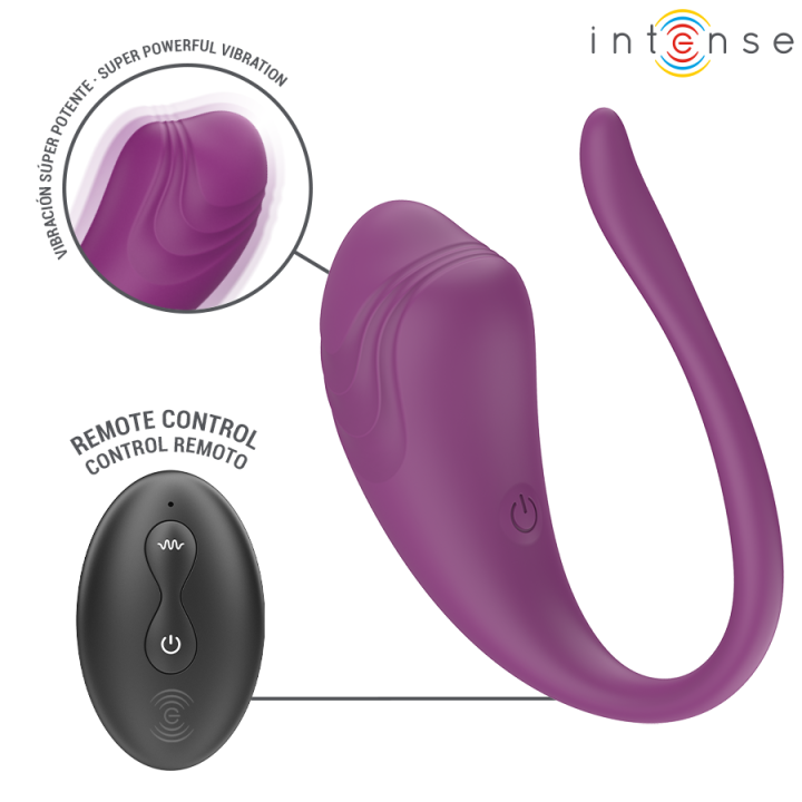 Intense - Olivia Œuf Vibrant Purple Avec Télécommande