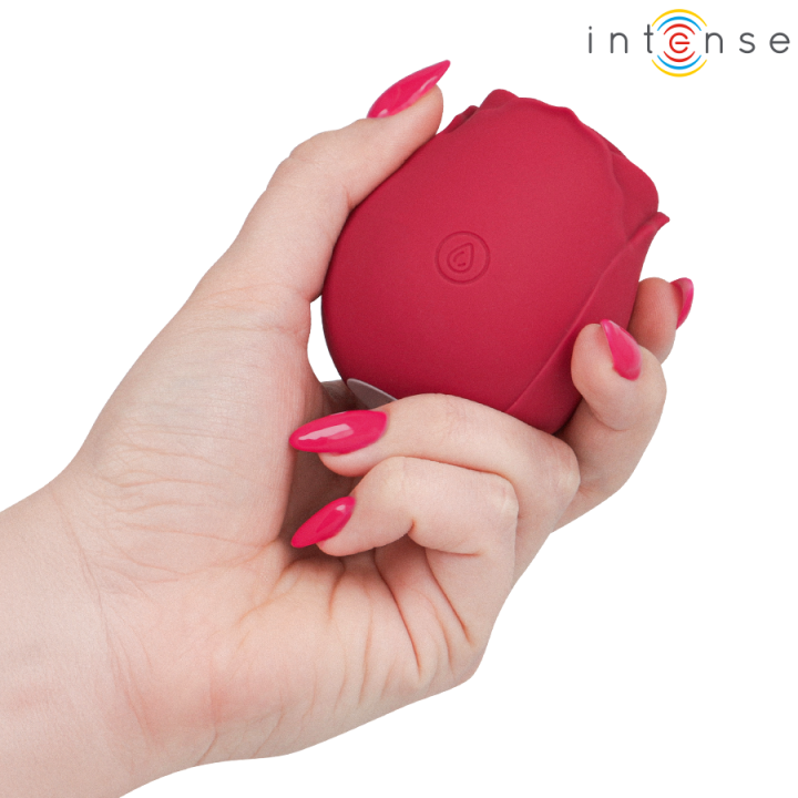 Intense - Camellia Clitoral Suction Rose by Waves Bordeaux