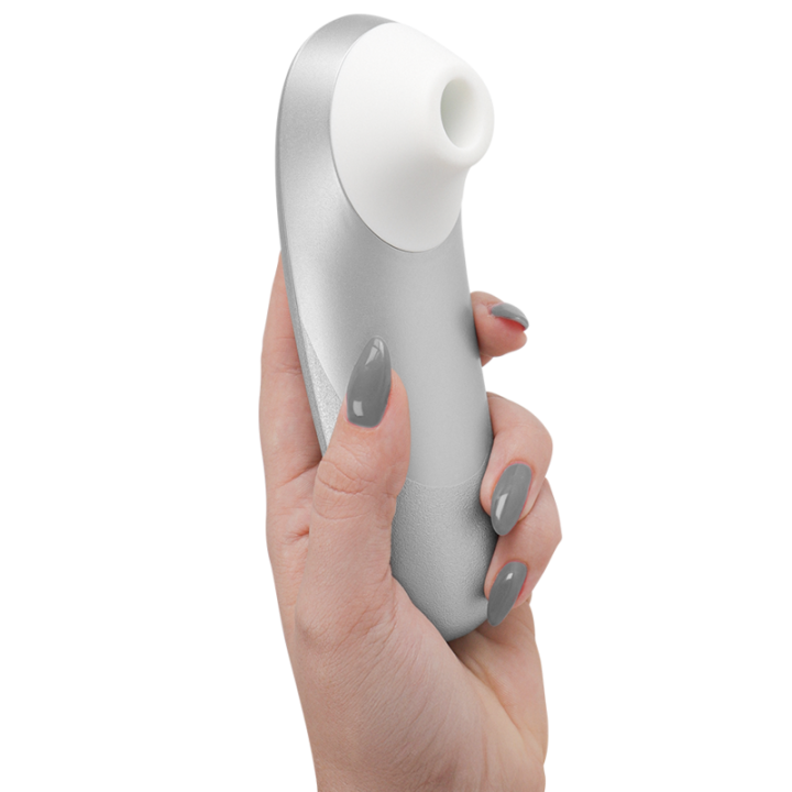Womanizer - Stimulateur Clitorial Vibrant Pro Gris Argenté