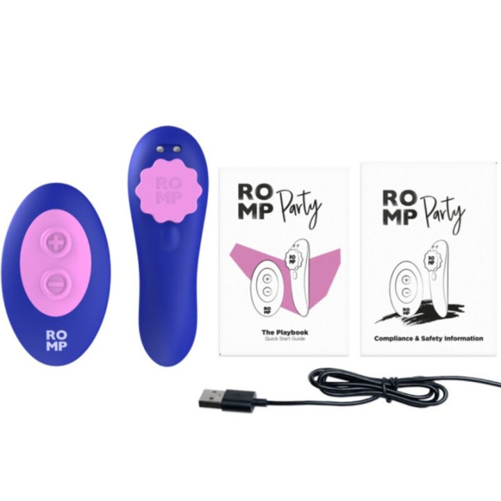 Romp - Party Magnetischer Vibrations-Silikon-Slip Mit Fernbedienung