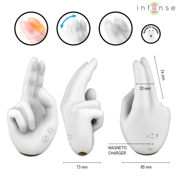 Intense - Jimmy Handgeformter Multifunktionsstimulator Mit Vibration Und Wärme