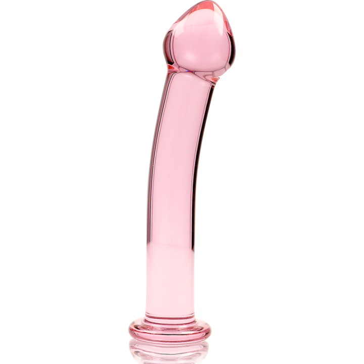 Nebula Series by Ibiza - Modèle 11 Gode en Verre Borosilicate Rose 16 cm -o- 3 cm