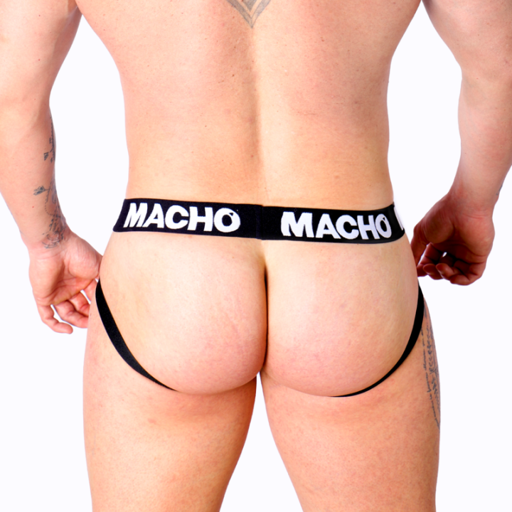 Macho - Mx25nc Jock Schwarzes Leder s