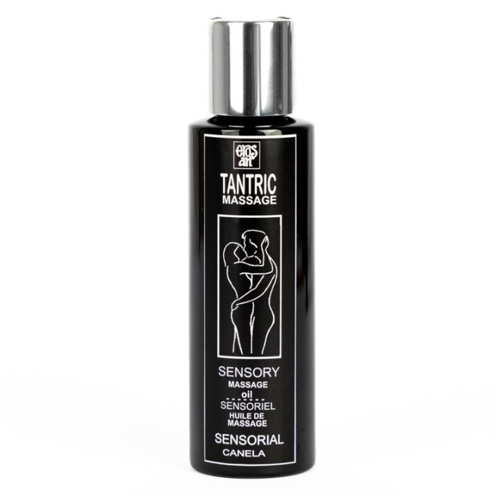 Eros-Art - Huile de Massage Tantrique Naturelle et Cannelle Aphrodisiaque 100 ml
