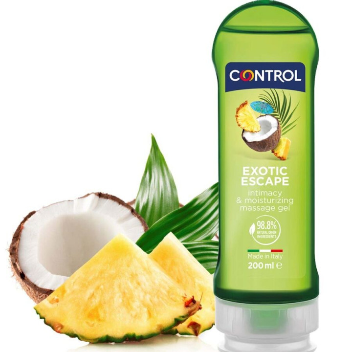 Control - 2 en 1 Massage & Plaisir Exotique 200 ml