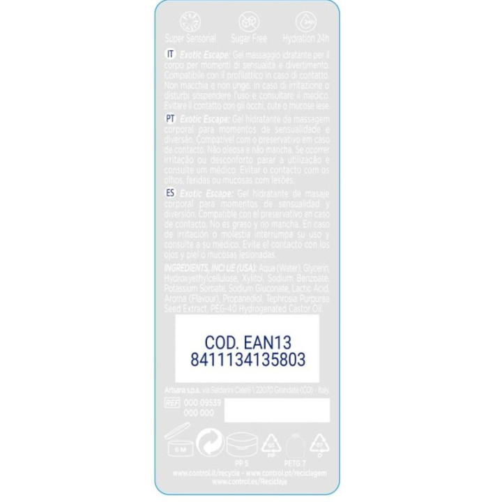 Control - 2 en 1 Massage & Vergnügen Exotisch 200 ml