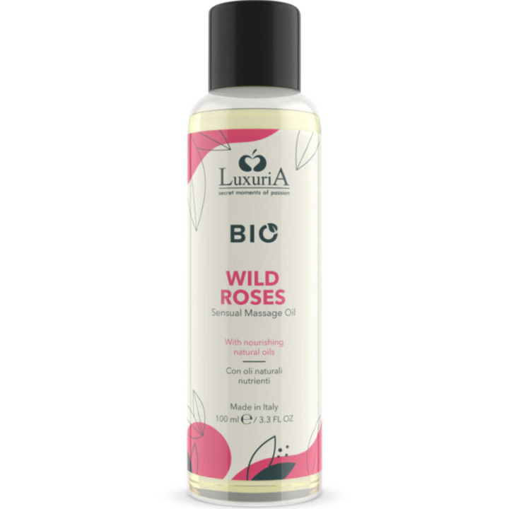 Intimateline Luxuria - Bio Olejek do Masazu Dzika Roza 100 ml