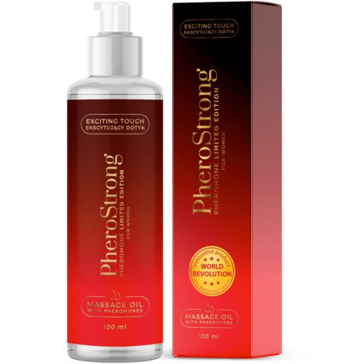 Pherostrong - Óleo de Massagem Edio Limitada Para Mulheres 100 ml