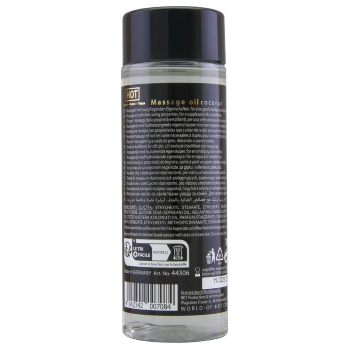 Hot - Gorący Olejek do Masażu Kokos 100 ml