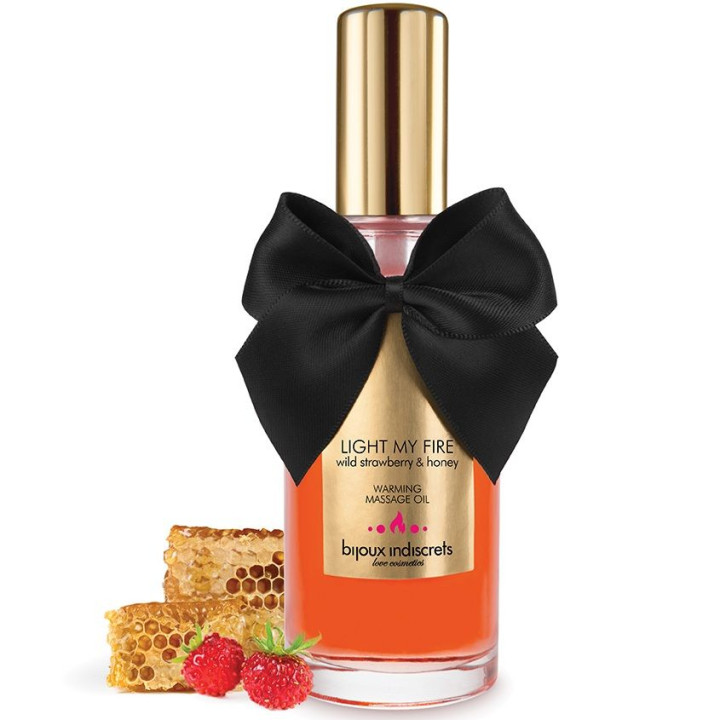 Bijoux - Óleo de Massagem Efeito Calor Aroma de Morango