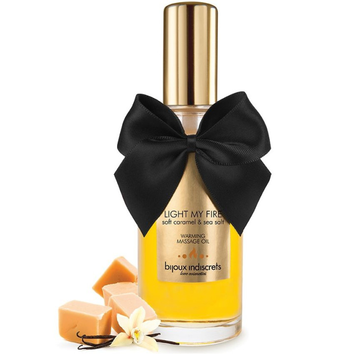 Bijoux - Olejek do Masazu o Efekcie Ciepla o Aromacie Karmelowym