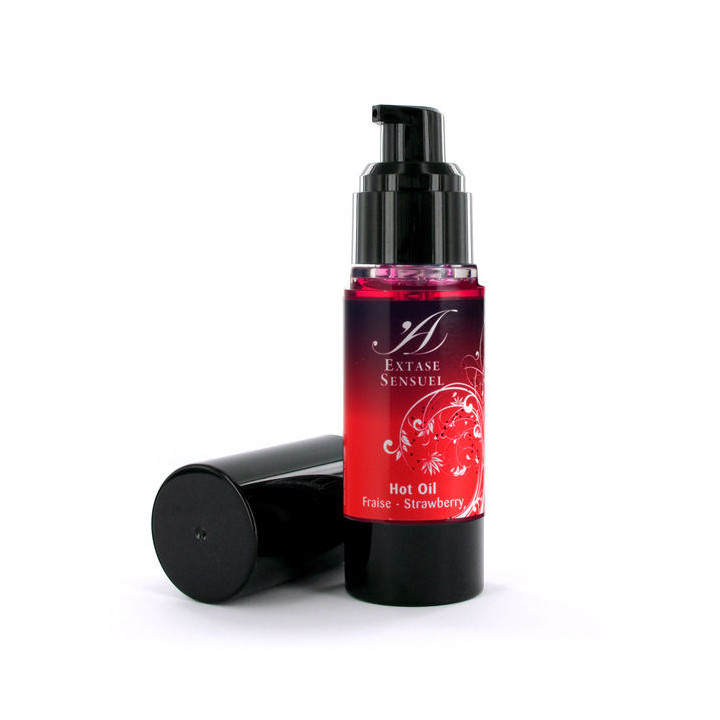 Extase Sensual - Óleo Estimulante de Calor de Morango 30 ml