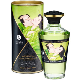 Shunga - Huile de Massage à Effet Chaleur Saveur Sorbt de Minuit 100 ml
