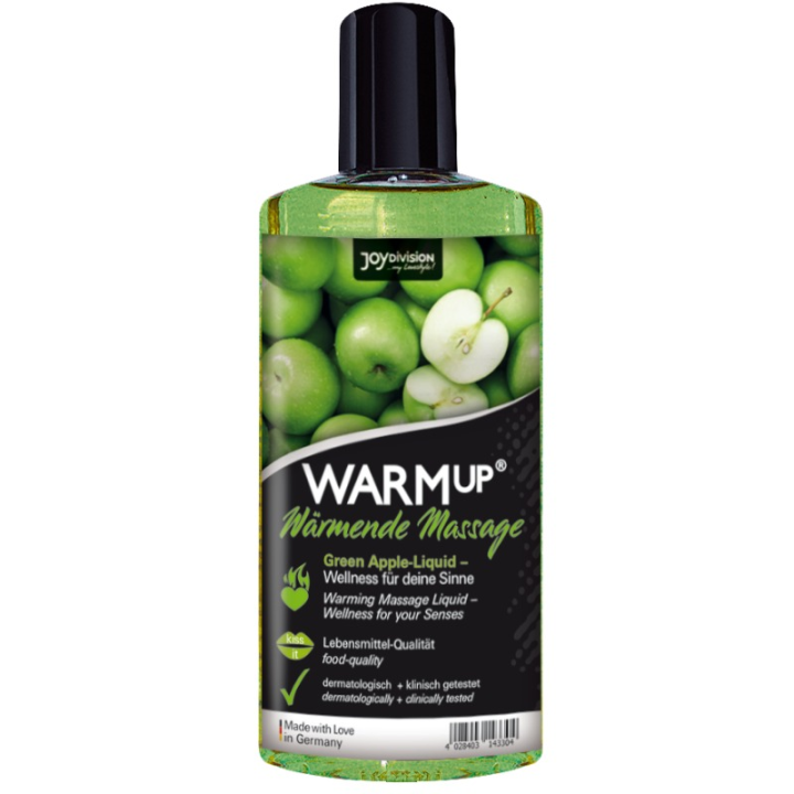 Joydivision Warmup - Green Apple Massage Oil - 150 ml