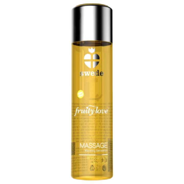Swede - Óleo de Massagem Com Efeito Aquecimento Fruto Fruto Tropical Com Mel 120 ml.