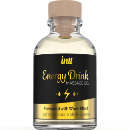 Intt Massage & Oral Sex - Gel de Massagem Com Energia Aromatizada Bebida e Efeito Aquecente