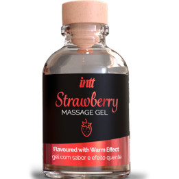 Intt Massage & Oral Sex - Gel de Massagem Hot Effect Sabor de Morango