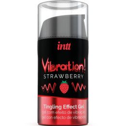Intt - Puissant Stimulant Intime Gel Vibrant Liquide Fraise 15 ml