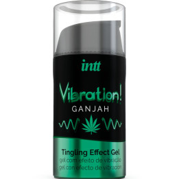 Intt - Poderoso Estimulante Íntimo Gel Vibratório Líquido Cannabis 15ml