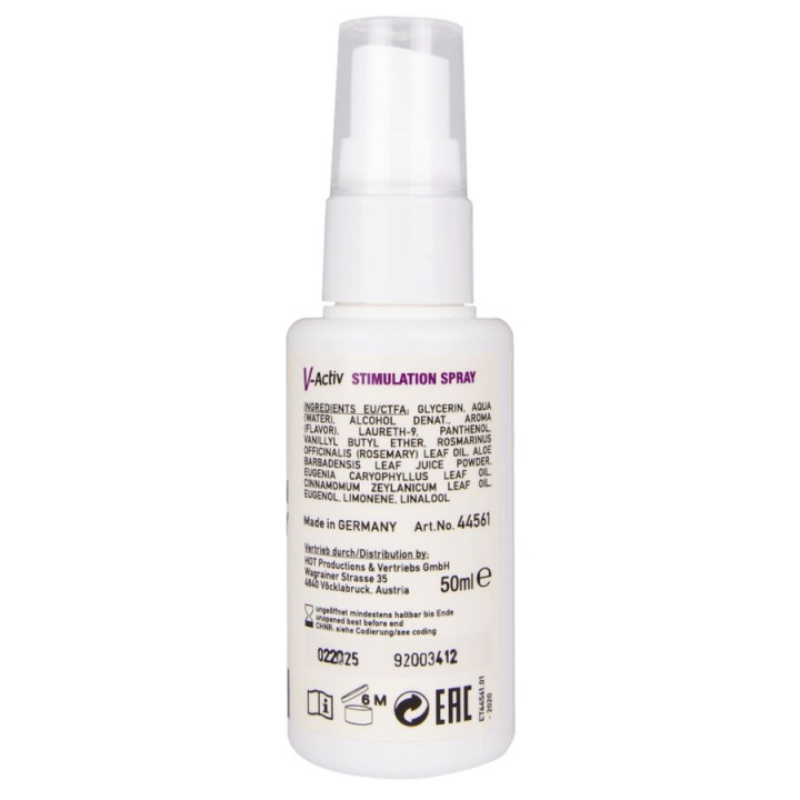 Hot - Spray Estimulante v-Activ Para Mulheres 50 ml