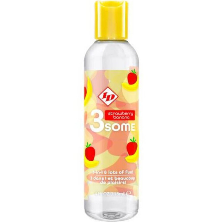 Id 3some - 4 fl oz Erdbeer-Bananen-Flasche