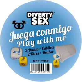 Diablo Picante - Jogo de Dados Lugar + Posições Para Homens Com Copo
